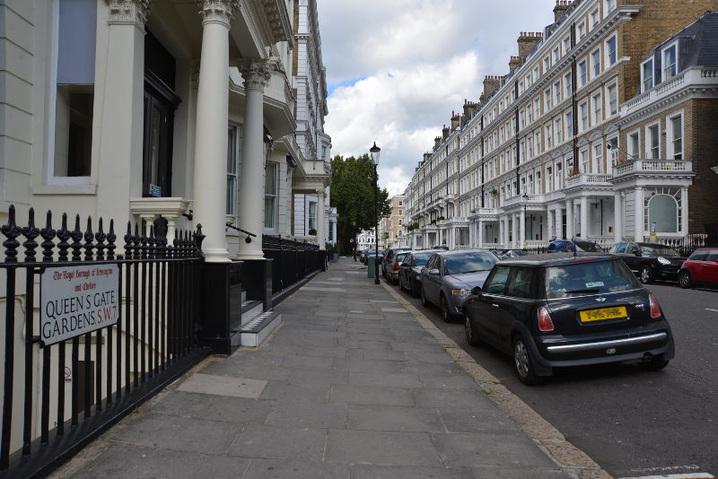 Honig im Kopf Drehort London Queens Gate Gardens Honig im Kopf Drehort London Queens Gate Gardens