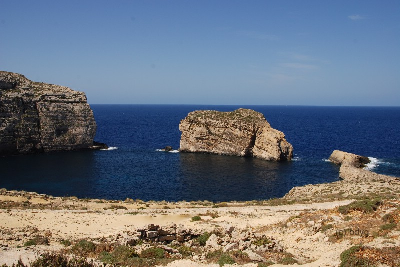 Wickie und die starken Männer Malta Gozo Fungus Rock Dwejra Bay Film Location Filmlocation Drehort Wickie und die starken Männer Malta Gozo Fungus Rock Dwejra Bay Film Location Filmlocation Drehort