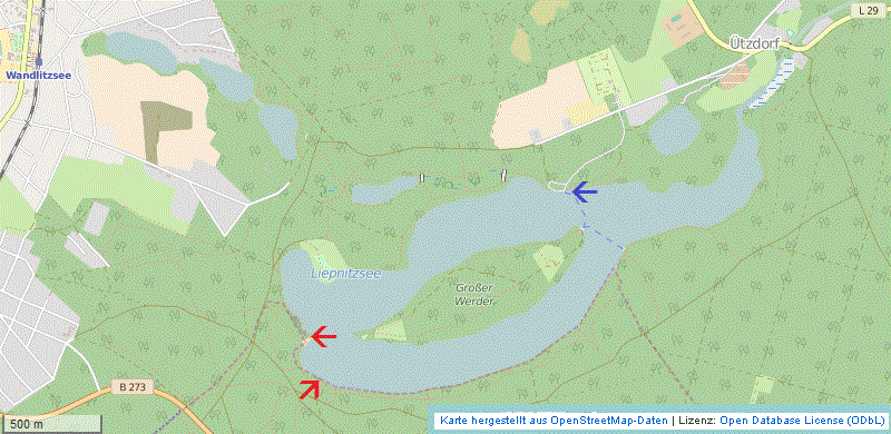 Karte Bibi und Tina 3 Drehort Liepnitzsee Karte Bibi und Tina 3 Drehort Liepnitzsee