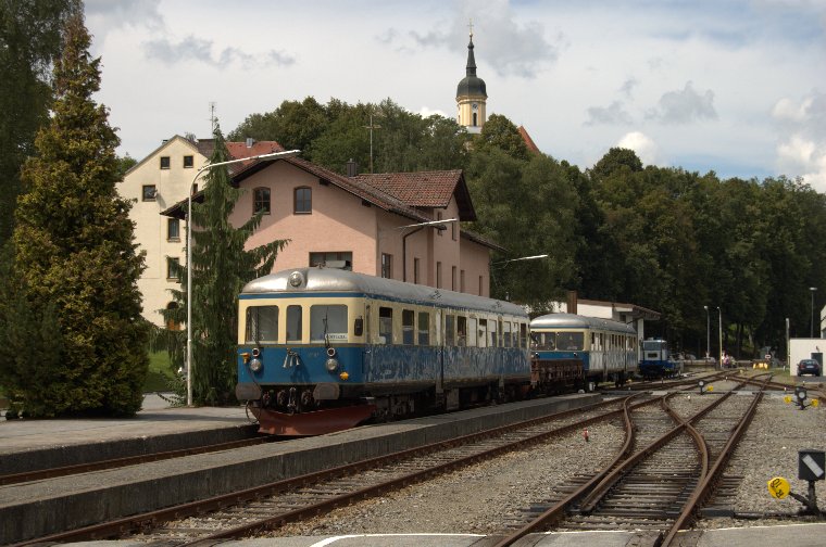 elinger vt07 diesel triebwagen dieseltriebwagen regentalbahn wanderbahn im regental